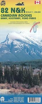 Topografische Wandelkaart Canadian Rockies Banff, Kootenay,, Nieuw, Verzenden