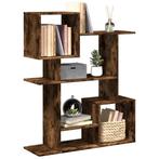 vidaXL Kamerscherm / boekenkast 92x29x112 cm hout gerookt, Huis en Inrichting, Verzenden, Nieuw