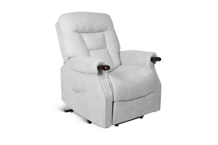 Columba I Elektrisch Sta-op stoel I Gratis Thuisdemonstratie, Huis en Inrichting, Stoelen, Eén, Grijs, Nieuw, Stof, Ophalen of Verzenden