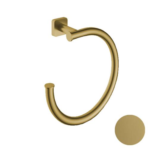 Handdoekring Hotbath Gal Geborsteld Messing PVD, Doe-het-zelf en Verbouw, Sanitair, Bad, Nieuw, Ophalen of Verzenden