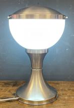 Valenti - Tafellamp - Glas en verchroomd metaal