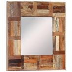 vidaXL Wandspiegel 50x50 cm massief gerecycled hout, Huis en Inrichting, Woonaccessoires | Spiegels, Verzenden, Nieuw