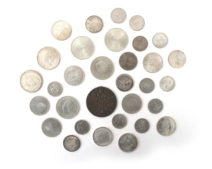 Wilhelmina, Juliana en Beatrix, Nederland, 20e eeuw, Postzegels en Munten, Munten | Nederland