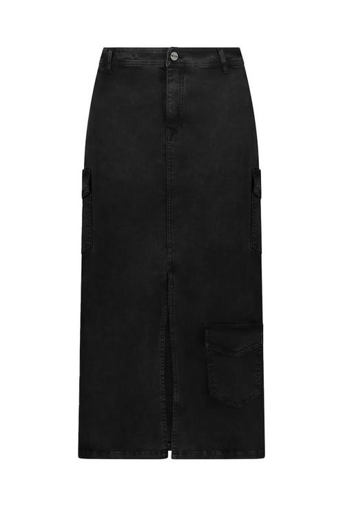 -50% Nukus  Nukus Bursa skirt fw24071  maat M, Kleding | Dames, Rokken, Zwart, Nieuw, Verzenden