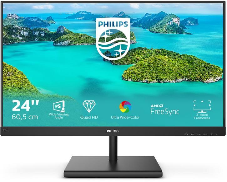 Philips Monitor E-Line 24 - QHD IPS -, Computers en Software, Monitoren, Verzenden