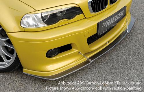 Rieger frontspoiler | 3-Serie E46 M3: 06.00- - Coupé, Cabrio, Auto-onderdelen, Carrosserie en Plaatwerk, Nieuw, BMW, Ophalen of Verzenden