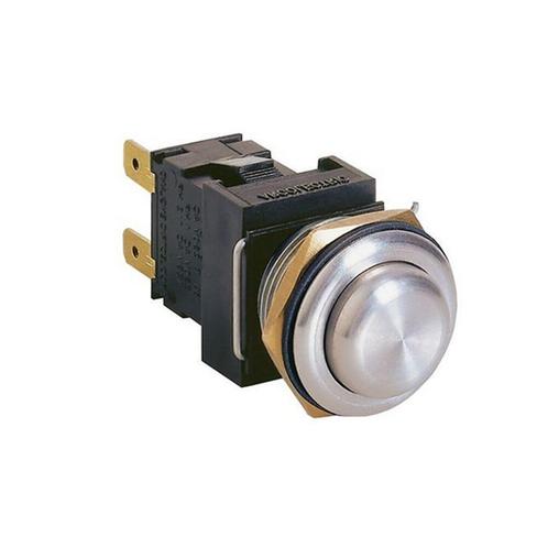 Drukschakelaar ON-OFF 19mm - 2-polig - 16A 250V - H8350RP, Doe-het-zelf en Verbouw, Elektra en Kabels, Nieuw, Verzenden