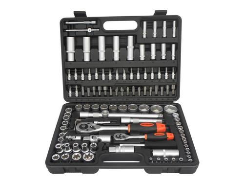 Gereedschap Set - Ratel Set - 108 Dlg - Doppenset - 1/4 En, Auto diversen, Autogereedschap, Nieuw, Ophalen of Verzenden