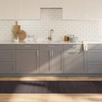 vidaXL Vloerkleed rechthoekig 70x400 cm bamboe donkerbruin, Verzenden, Nieuw, Bruin
