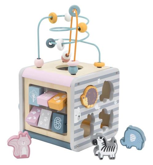 PolarB 5-in-1 Houten Activiteiten Box 44030, Kinderen en Baby's, Speelgoed | Houten speelgoed, Nieuw, Verzenden