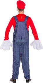 2dekans | Dressforfun Herenkostuum super loodgieter Mario S, Ophalen of Verzenden, Zo goed als nieuw