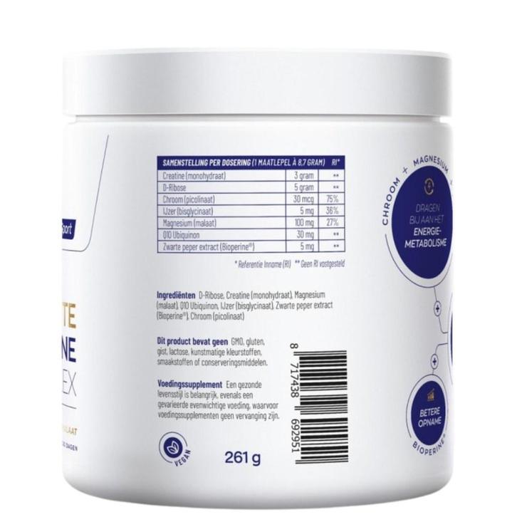 Vitakruid Elite Creatine Complex 30 dagen - 261gr, Sieraden, Tassen en Uiterlijk, Uiterlijk | Haarverzorging, Overige typen, Nieuw
