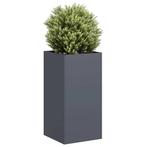 vidaXL Plantenbak 40x40x80 cm koudgewalst staal, Verzenden, Nieuw, Metaal