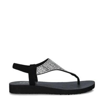 Skechers Glamorous Muse sandalen voor dames in het Zwart beschikbaar voor biedingen