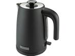 Bourgini -  Soft Touch Waterkoker  - Zwart, Witgoed en Apparatuur, Waterkokers, 1 tot 2 liter, Verzenden, Nieuw