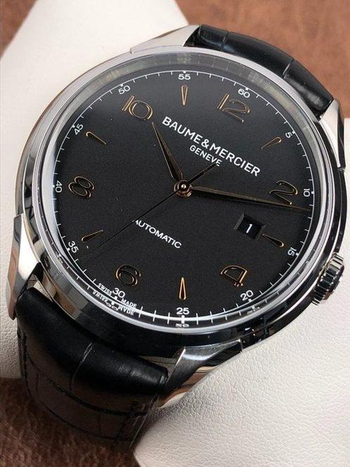 Baume & Mercier - Clifton Round Automatic XL - M0A10366 -, Sieraden, Tassen en Uiterlijk, Horloges | Heren