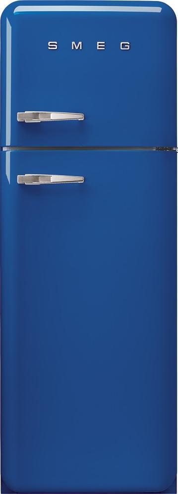 Smeg FAB30RBE5 rechtsdraaiende retro koelkast - blauw, Witgoed en Apparatuur, Koelkasten en IJskasten, 150 tot 200 liter, Energieklasse A of zuiniger