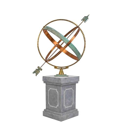 Zonnewijzer Hercules Z11 & sokkel SB106 Decoratie, Tuin en Terras, Tuinwanddecoratie, Verzenden
