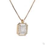 Hanger - 18 karaat Roségoud - 1.09ct. tw. Diamant