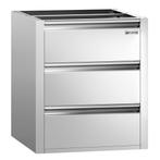 GGM Gastro | Onderbouw ladeblok ECO - 400x560mm - 3 lades -, Verzenden, Nieuw in verpakking