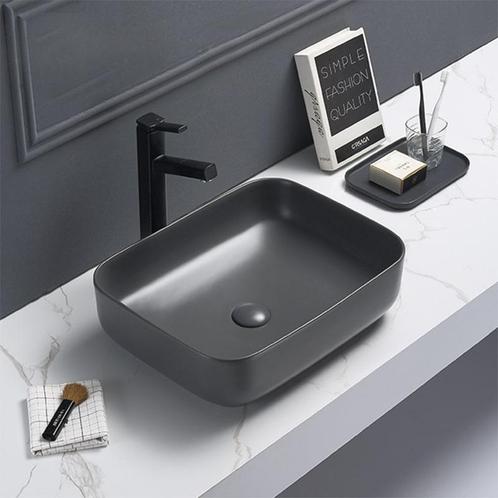 Sani Royal Waskom Minerva Color Line Mat antraciet, Doe-het-zelf en Verbouw, Sanitair