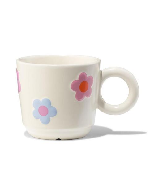 HEMA Mok 280ml bloem, Huis en Inrichting, Keuken | Servies, Nieuw, Verzenden