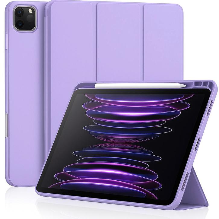 Tablet Hoes Geschikt voor Ipad Pro - 12.9 - Met Penhouder -, Computers en Software, Android Tablets, Nieuw, Verzenden