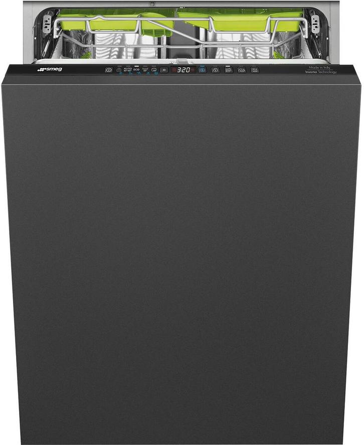 Smeg ST353BQL inbouw vaatwasser met besteklade, Witgoed en Apparatuur, Vaatwasmachines, 60 cm of meer, Inbouw, Energieklasse A of zuiniger