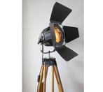 Theater Lamp - Staande lamp - Aluminium, Staal, Hout