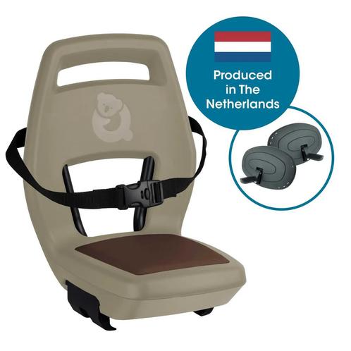 Qibbel achterzitje  Maxi Junior 6+ Cappuccino, Fietsen en Brommers, Fietsaccessoires | Fietsstoeltjes, Nieuw