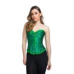 Satijnen Korset Groen, Verzenden, Nieuw, Feestartikel