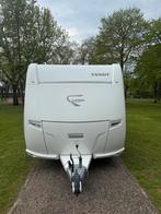 Fendt Saphir 515 SG Airco Mover GO2 DWT voortent all seasons, Caravans en Kamperen, Caravans, Rondzit, 7 tot 8 meter, Dwarsbed