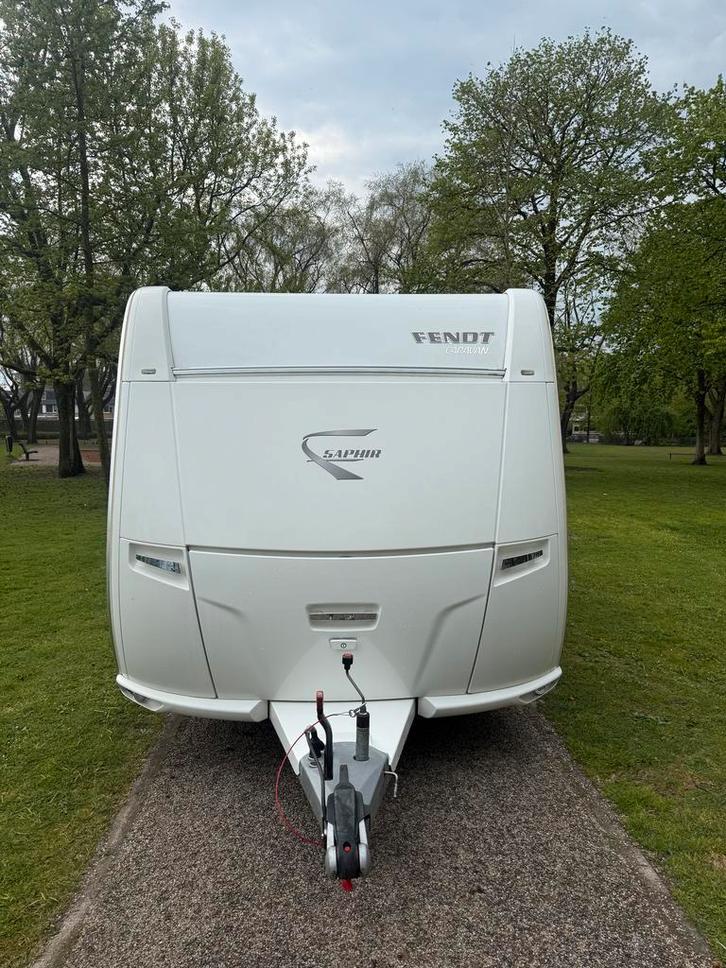 Fendt Saphir 515 SG Airco Mover GO2 DWT voortent all seasons, Caravans en Kamperen, Caravans, 1250 - 1500 kg, 100 kg of meer, Airco