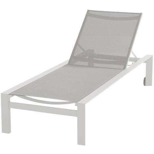 Tropic verrijdbaar ligbed wit, Tuin en Terras, Ligbedden, Nieuw, Ophalen of Verzenden