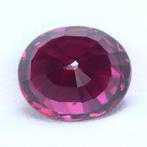 Rood, Roze Rhodoliet - 7.42 ct - International Gemological, Nieuw