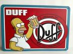Plaque Publicitary The Simpsons Duff Beer - Figuur - Metaal, Nieuw in verpakking