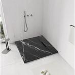 REA Douchebak - Marmerlook - Antislip - 90x90 cm - Zwart, Ophalen of Verzenden, Nieuw