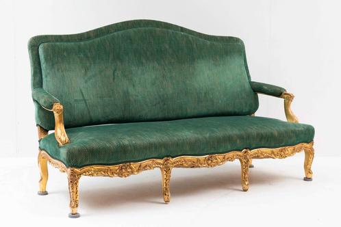 Sofa van hout in Louis XV-stijl, Huis en Inrichting, Banken | Sofa's en Chaises Longues, Gebruikt, Ophalen