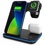 Strex 3-in-1 Draadloze Oplader - Wireless Charger - 15W Fast, Nieuw, Verzenden