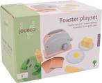 Jouéco Speelset Toaster Junior 18,5 X 13 Cm Hout 6-delig, Kinderen en Baby's, Speelgoed | Houten speelgoed, Ophalen of Verzenden