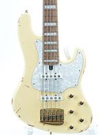 Mayones Jabba HF Aged Yellow 5 (Basgitaren,Elektrische Bas), Muziek en Instrumenten, Snaarinstrumenten | Gitaren | Bas, Ophalen of Verzenden