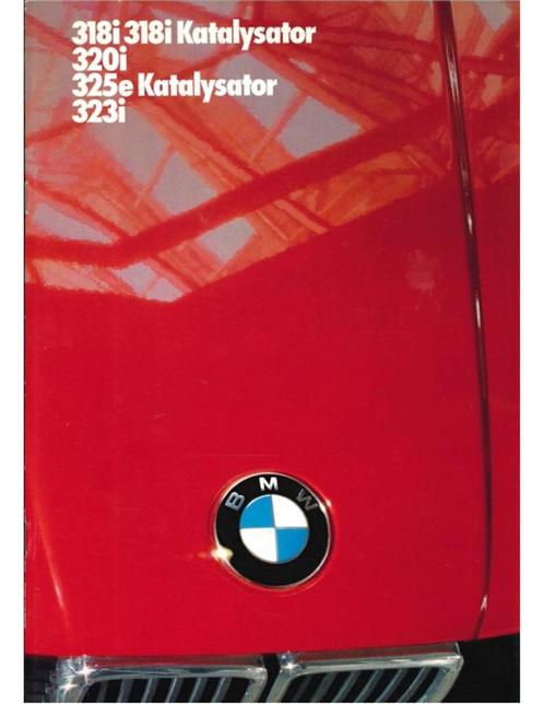 1986 BMW 3 SERIE SEDAN BROCHURE DUITS, Boeken, Auto's | Folders en Tijdschriften, BMW