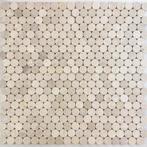 Mozaiek tegel wit 30x30 cm natuursteen, Doe-het-zelf en Verbouw, Tegels, Ophalen of Verzenden, Nieuw, 10 m² of meer
