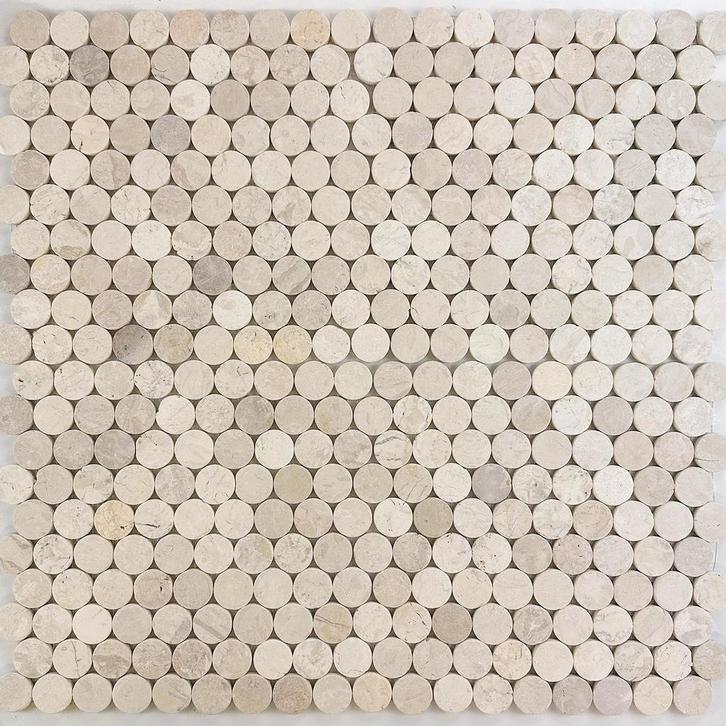 Mozaiek tegel wit 30x30 cm natuursteen, Doe-het-zelf en Verbouw, Tegels, Nieuw, 10 m² of meer, Ophalen of Verzenden