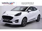 Ford Puma 1.0i Ecoboost Hybrid ST-Line 2023 va € 312,-/mnd, Auto's, Ford, Stof, Wit, Handgeschakeld, Hybride Elektrisch/Benzine