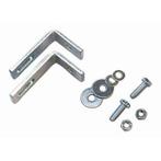 Hoekstuk voor vloermontage fietsenrek - 2 stuks, Fietsen en Brommers, Fietsaccessoires | Overige Fietsaccessoires, Nieuw