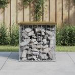 vidaXL Tuinbank schanskorfontwerp 43x44x42 cm geïmpregneerd, Tuin en Terras, Verzenden, Nieuw