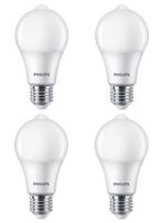 4 stuks Philips LED lamp met bewegingsensor E27 8W 806lm..., Huis en Inrichting, Lampen | Overige, Nieuw, Ophalen of Verzenden