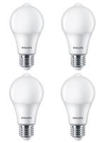 4 stuks Philips LED lamp met bewegingssensor E27 8W 806lm..., Ophalen of Verzenden, Nieuw