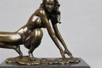 sculptuur, Female Nude - 3 kg - 19 cm - Gepatineerd brons